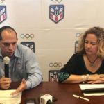 El-director-del-DAR-Jaime-Lamboy-y-la-presidenta-del-COPUR-Sara-Rosario-anuncian-los-primeros-atletas-certificados-a-Lima-COPUR-1-700×440