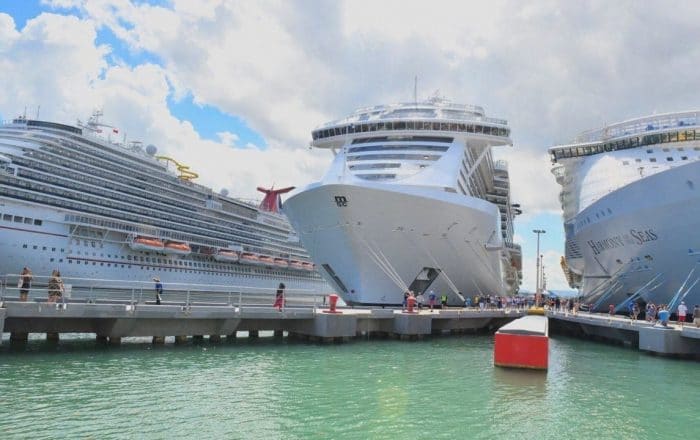 Muelles de cruceros listo para alto volumen de pasajeros este domingo