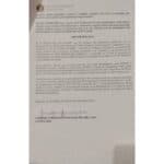 Carta de secretario de Salud (Suministrada)