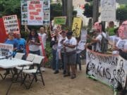 Comunidades de Salinas protestan contra el proyecto CIRO One