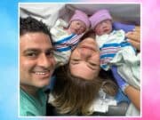 Rumbo a su hogar los gemelos de Jenniffer González