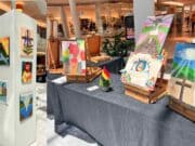 Continúa exhibición de jóvenes artistas de Coamo