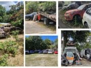 Cierran y multan varios talleres de mecánica y depósito de chatarra