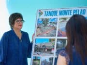 Inauguran tanque de la AAA en Monte Pelao