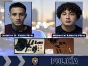 Arrestos por posesión de armas y drogas