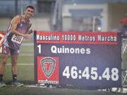 Ponceño Sebastían Quiñones da la primera marca de la justas de atlétismo