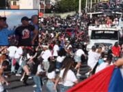 Incidentes y arrestos durante caravana por llegada de Maripily a San Juan