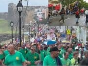 Se moviliza la clase obrera y realiza protesta multitudinaria en San Juan