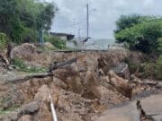 Frustrados los residentes de comunidad afectada por deslizamientos