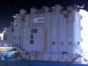 Llega al muelle de San Juan el transformador de Santa Isabel