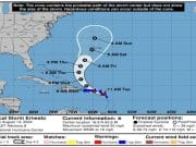 Tormenta Ernesto se fortalece