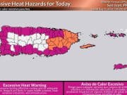 Calor a niveles peligrosos para este Domingo y Lunes