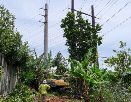LUMA Energy inspecciona en Caguas el avance de proyecto de desganche financiado con fondos federales