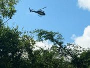 Realizan por aire la reparación de la Línea 500 en Peñuelas