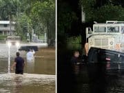 Alcalde de Cabo Rojo rescatado al quedar atrapado por inundación