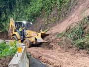 Tormenta Ernesto deja su huella en el sur
