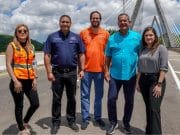 Anuncian reapertura del puente atirantado