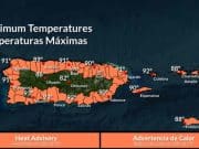 Calor en los tres dígitos para hoy, jueves, en zonas costeras