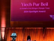 Premio deportivo “Spotlight Award” recayó en el equipo olímpico de refugiados, París 2024.