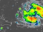 Perturbación climática Invest 94L pasará hoy cerca de Puerto Rico
