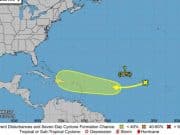 Bajo observación sistema de baja presión con potencial ciclónico