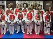 Niños guayameses ganan 12 medallas de oro en torneo de Taekwondo