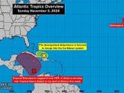 Posible Tormenta Rafael en el Caribe podría impactar Florida la próxima semana