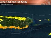 Calor extremo, lluvias y riesgos en las playas para hoy, viernes