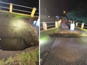 Colapsa puente en Patillas debido a inclemencias del tiempo