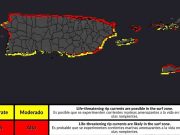 Alerta de alto riesgo por corrientes marinas peligrosas en Puerto Rico