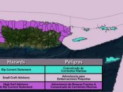 Aumento de nubosidad y condiciones marítimas peligrosas en la región
