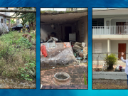 Policías y confinados rehabilitan hogar de mujer e hija que vivían en deplorable condición