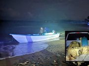 Ocupan embarcación con droga y armas de fuego