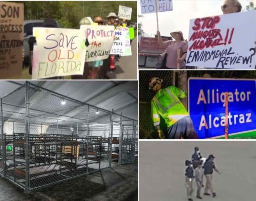 Indignación por condiciones en “Alligator Alcatraz”: el centro de detención de inmigrantes en los Everglades