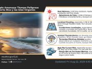 Mucho calor mientras onda tropical se aproxima a la región