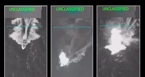 EEUU destruye una embarcación procedente de Venezuela