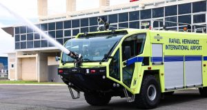 Puertos estrena vehículos de rescate para accidentes en aeropuertos de Aguadilla y Ponce