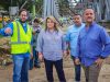 Revitalizan centro urbano e instalan puente provisional en Utuado