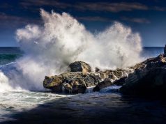 Advierten de oleaje fuerte en la costa norte