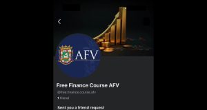 AFV alerta sobre esquema de fraude con perfil falso
