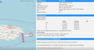 Establecen restricción de espacio aéreo entre Ceiba y Vieques