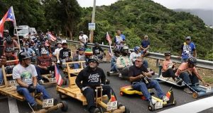 Todo listo para la ‘Carrera de Carritos de Palo’