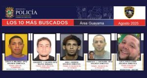 ‘Más Buscados’ en Comandancia de Área de Guayama