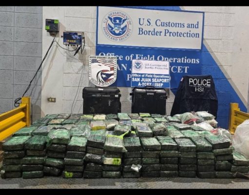 Incautan cocaína valorada en $6.7 millones procedente de República Dominicana