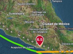 Terremoto con magnitud de 6.5 sacude regiones al oeste de México