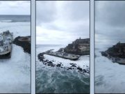 Gobernadora dice remoción de barcaza será cuando mejoren condiciones del mar