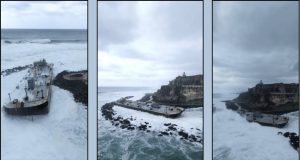 Gobernadora dice remoción de barcaza será cuando mejoren condiciones del mar