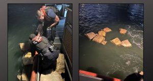 Guardia Costera arresta supuesto contrabandista y ocupa cocaína