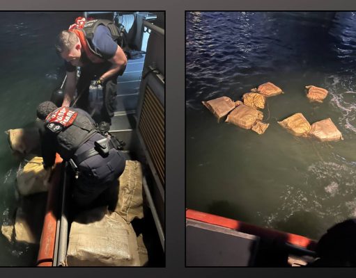 Guardia Costera arresta supuesto contrabandista y ocupa cocaína