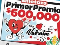 Lotería celebrará el tradicional Billetazo de San Valentín con $6.6 millones en premios